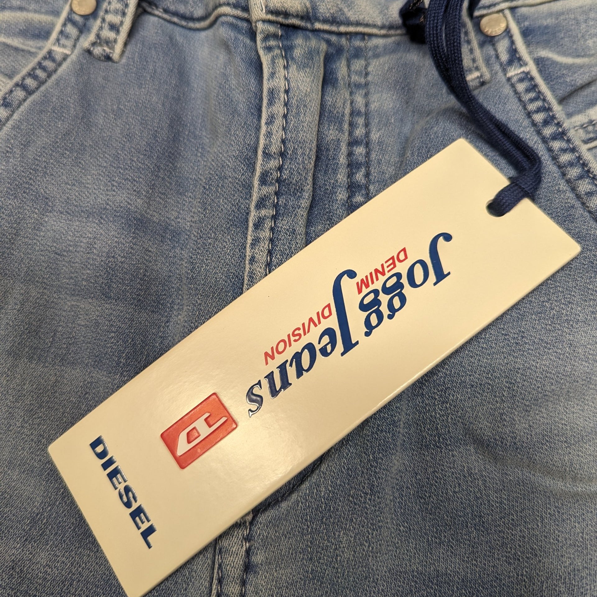 DIESEL FAYZA-NE 0673M Womens Denim Jogg Jeans Tapered Leg Stretch Pants Fade New