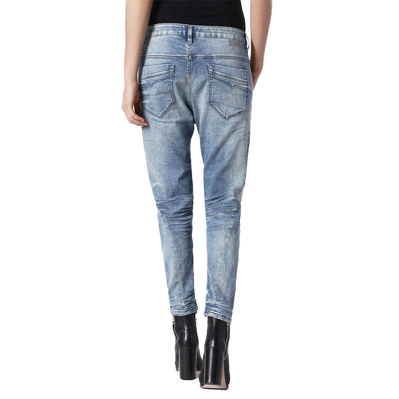 DIESEL FAYZA-NE 0855C Womens Denim Jeans Regular Tapered Leg Casual Jogg Pants