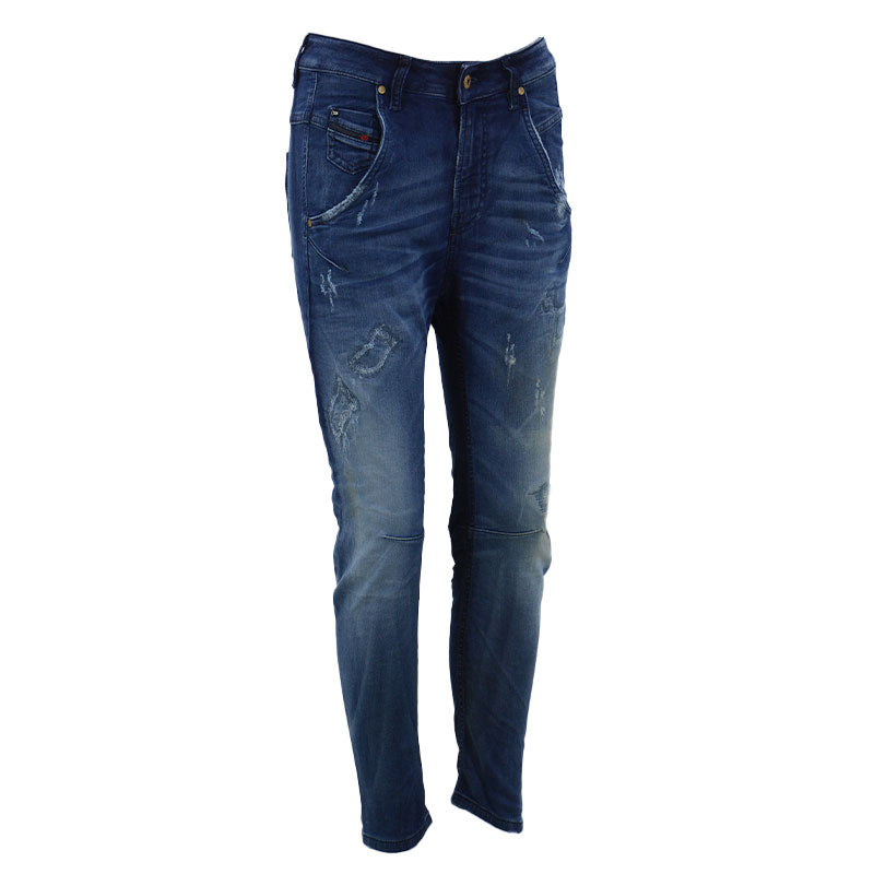 DIESEL FAYZA-NE 0676F Womens Jeans Regular Fit Cropped Leg Denim Jogg Pants NEW