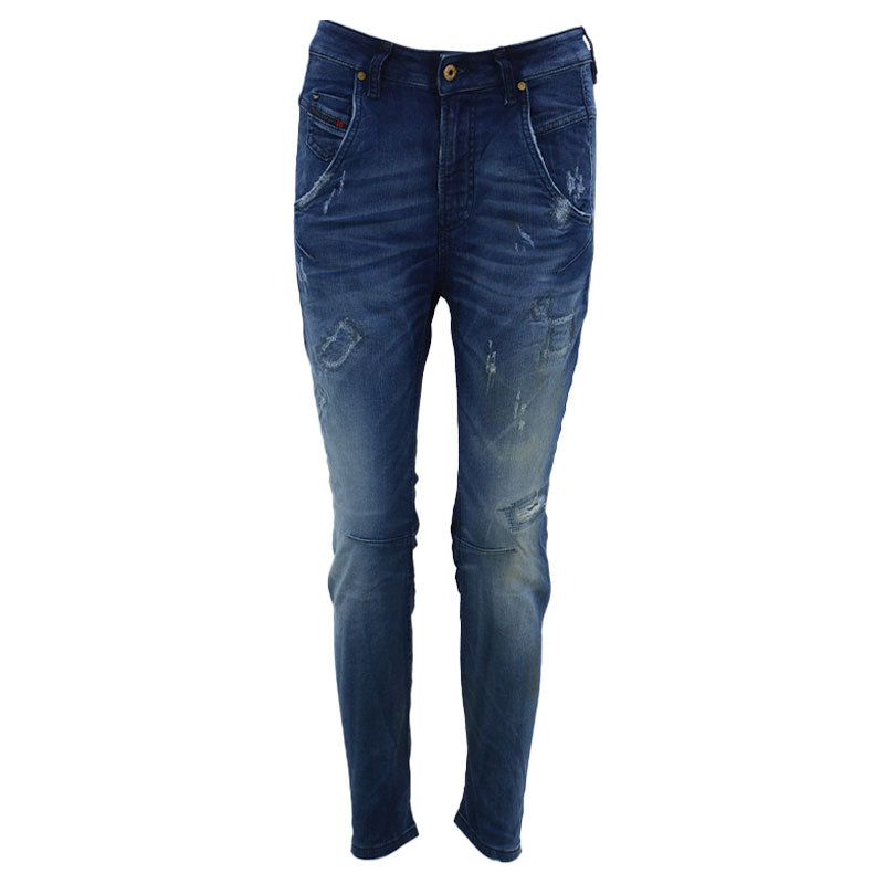 DIESEL FAYZA-NE 0676F Womens Jeans Regular Fit Cropped Leg Denim Jogg Pants NEW