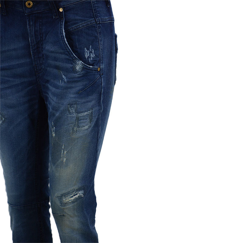 DIESEL FAYZA-NE 0676F Womens Jeans Regular Fit Cropped Leg Denim Jogg Pants NEW