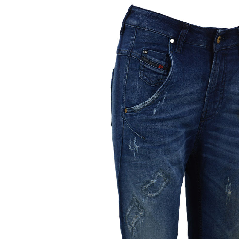 DIESEL FAYZA-NE 0676F Womens Jeans Regular Fit Cropped Leg Denim Jogg Pants NEW