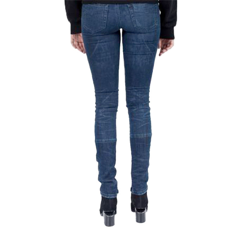 DIESEL GRUPEE NE 0675Z Womens Denim Jeans Stretchy Slim Fit Blue Sweat Jogg Pant