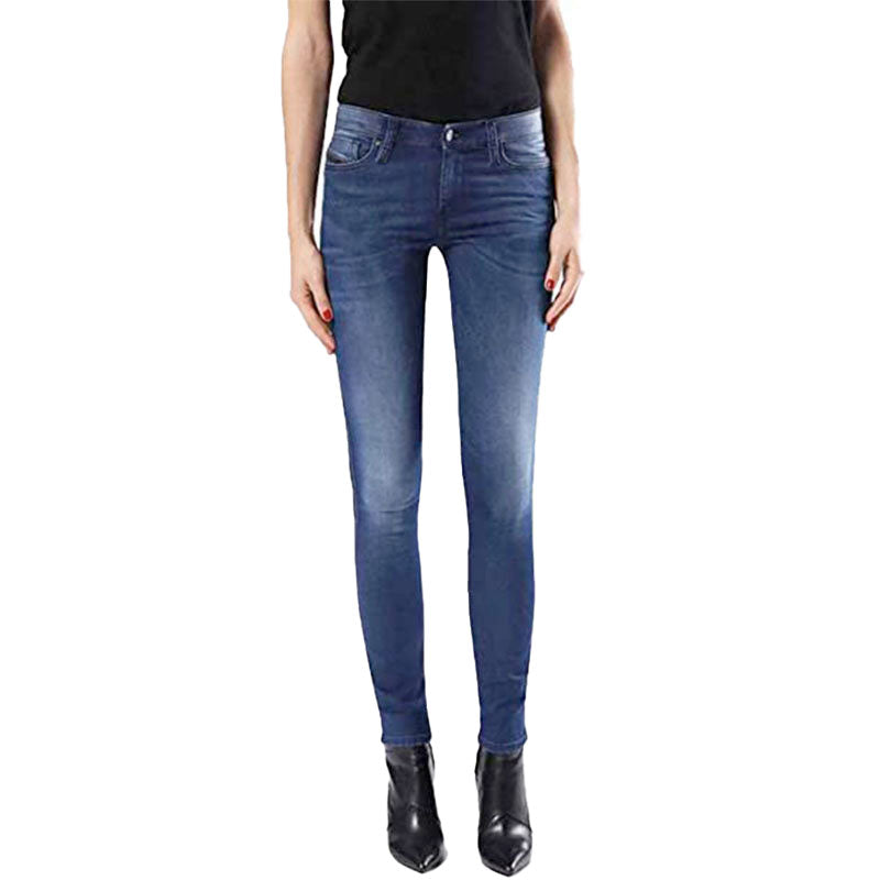 DIESEL SKINZEE NE 0674G Womens Denim Jeans Slim Fit Stretchy Sweat Jogg Pant New