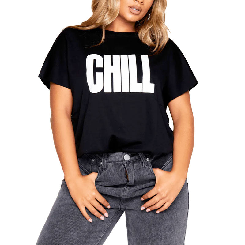 DIESEL T HANNA BB Womens Crew Neck T Shirt Short Sleeve Casual Summer Black Tops