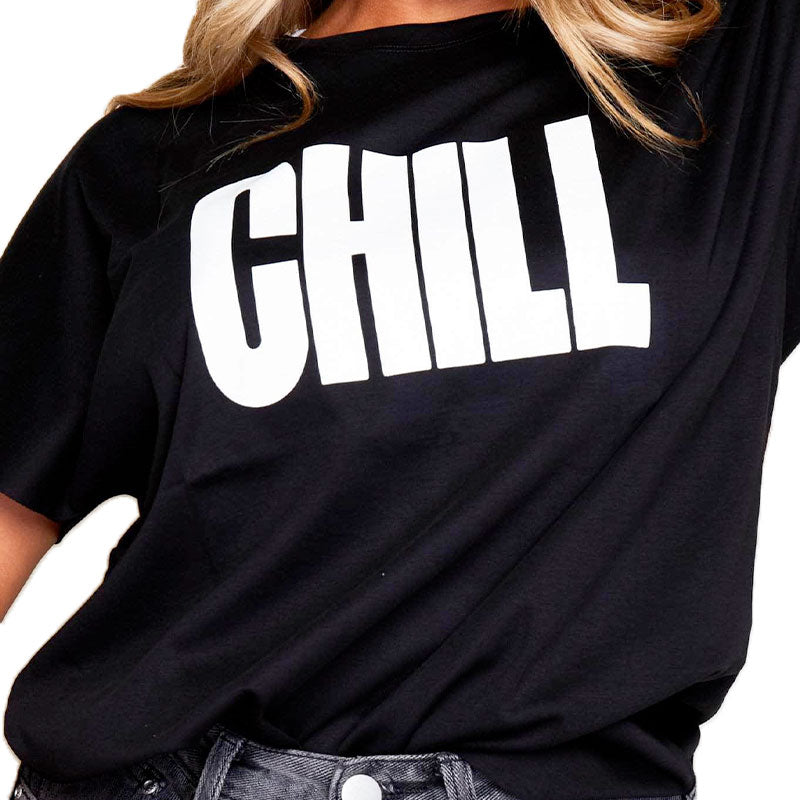 DIESEL T HANNA BB Womens Crew Neck T Shirt Short Sleeve Casual Summer Black Tops