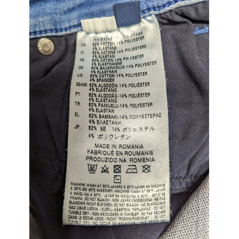 DIESEL SKINZEE 0673X Womens Jogg Jeans Denim Slim Fit Stretch Skinny Leg Pants