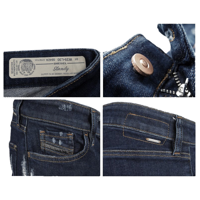 DIESEL Slandy 084ZA Womens Jeans Denim Slim Fit Skinny Leg Stretch Jogg Pant NEW