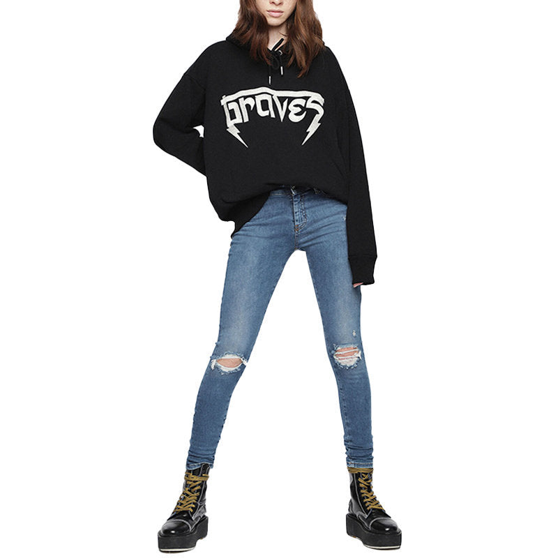 DIESEL Slandy LOW 084UF Womens Jeans Denim Slim Fit Skinny Distressed Jogg Pants