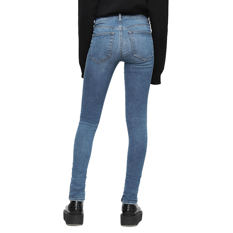 DIESEL Slandy LOW 084UF Womens Jeans Denim Slim Fit Skinny Distressed Jogg Pants