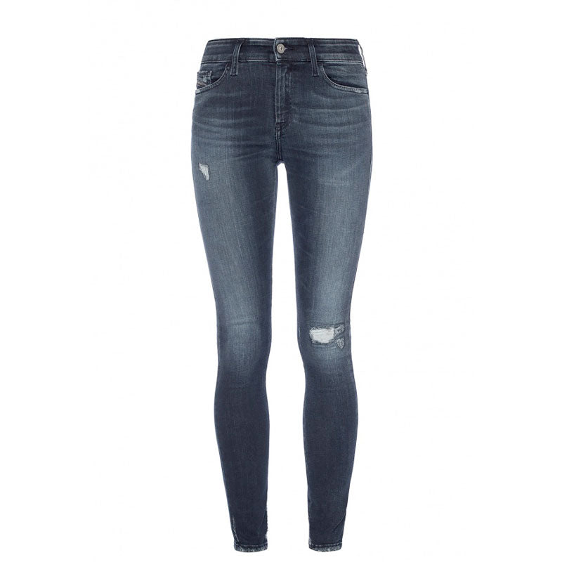 DIESEL Slandy 084ZD Womens Denim Jeans Slim Fit Skinny Leg Stretch Pant NEW