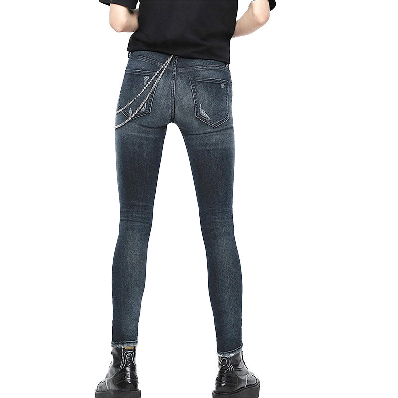 DIESEL Slandy 084ZD Womens Denim Jeans Slim Fit Skinny Leg Stretch Pant NEW