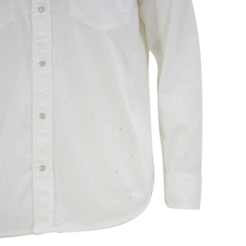 DIESEL D ROOKE Mens Shirts Long Sleeve Regular Fit Camicia Cotton White Shirts