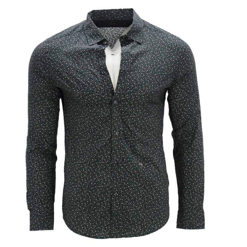 DIESEL S TROP Mens Shirts Long Sleeve Slim Fit Quick Dry Camicia Shirts NEW Tops