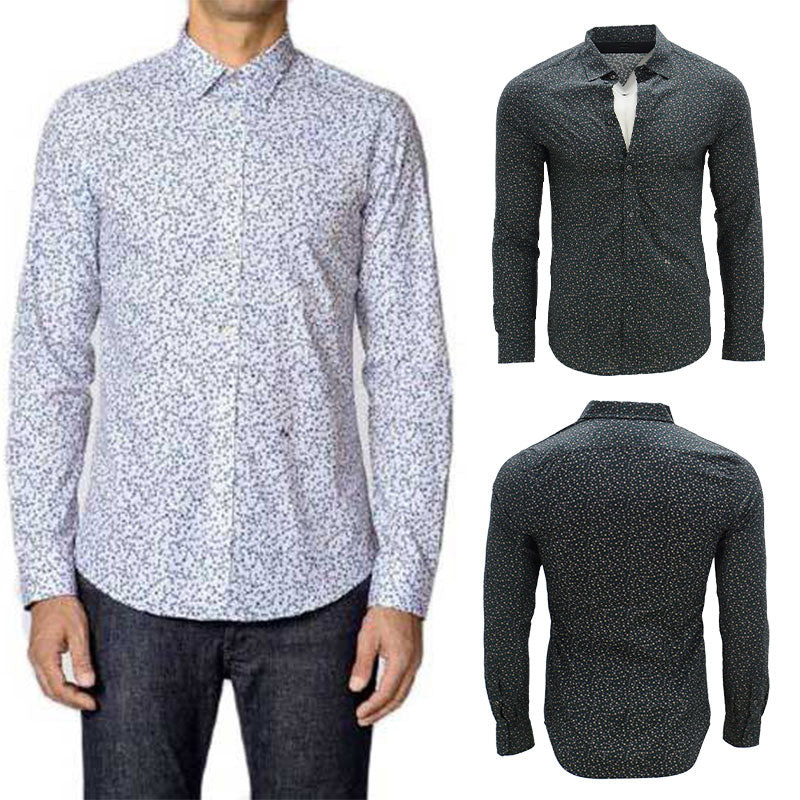 DIESEL S TROP Mens Shirts Long Sleeve Slim Fit Quick Dry Camicia Shirts NEW Tops