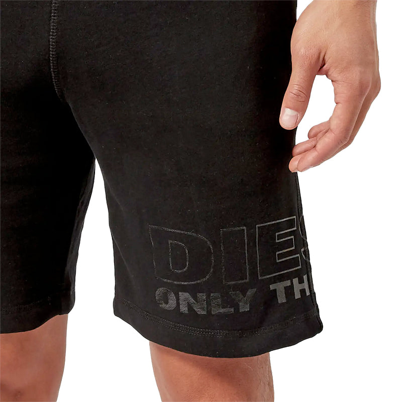 DIESEL UMLB PAN ONLY THE BRAVE Mens Fleece Shorts Casual Running Gym Half Pants