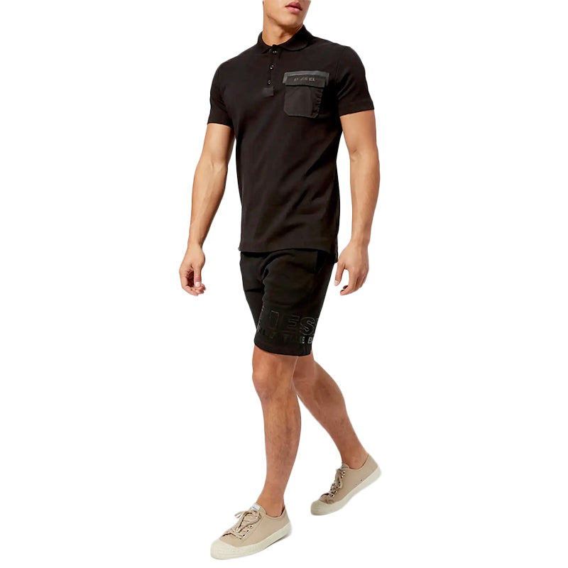 DIESEL UMLB PAN ONLY THE BRAVE Mens Fleece Shorts Casual Running Gym Half Pants