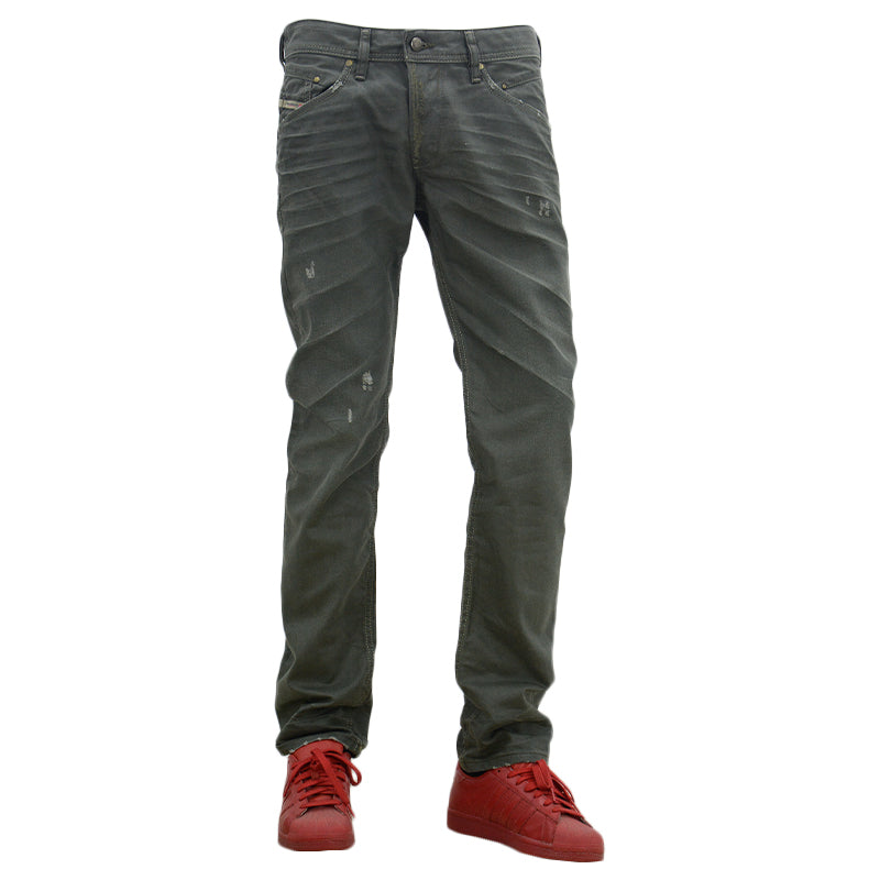 DIESEL BELTHER 0816B Mens Denim Jeans Tapered Leg Casual Cotton Trousers Pants