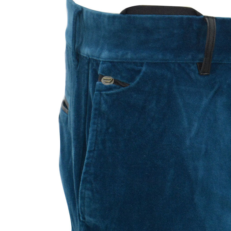 DIESEL 0CABT Mens Chino Trousers Casual Slim Fit Stretch Velvet Bottom Work Pant