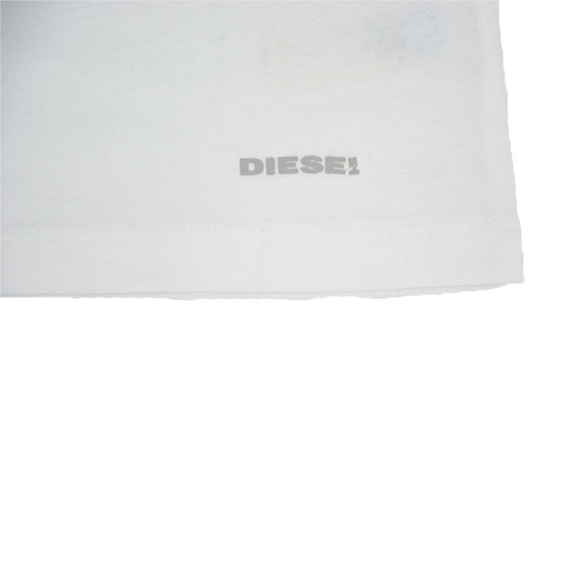 DIESEL UMTEE Mens Basic T-Shirts Crew Neck Short Cotton Tee Sleeve Summer Vest