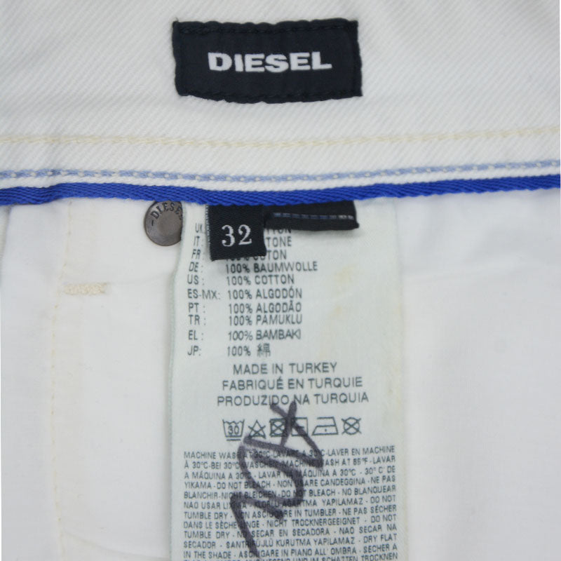 DIESEL D OLIVER 0PAPD Mens Denim Shorts Wide Leg Cotton Summer Casual Half Pants