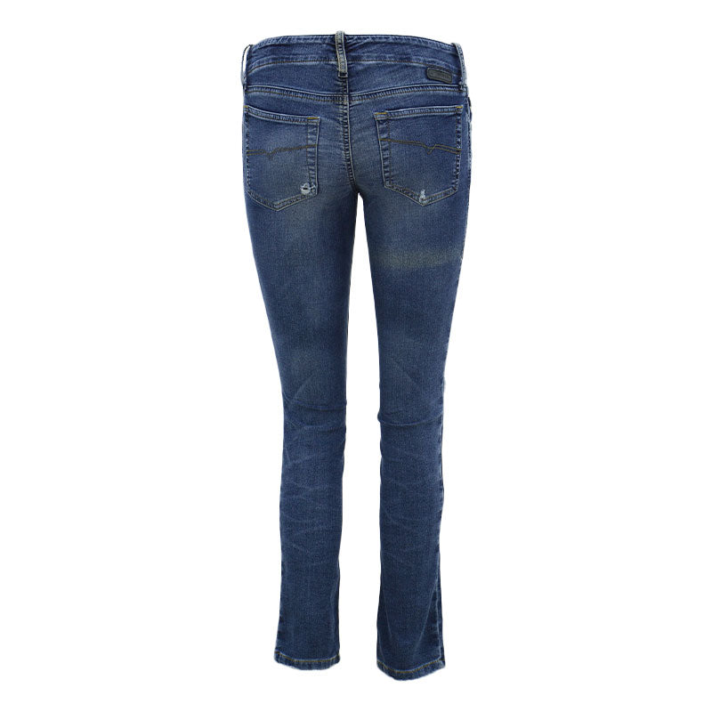 DIESEL GRUPEE NE 0607U Womens Jeans Tapered Leg Stretchy Casual Jogg Denim Pants