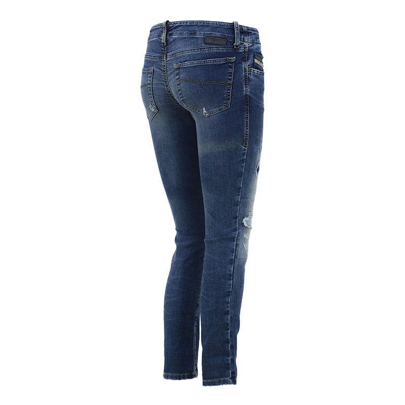 DIESEL GRUPEE NE 0607U Womens Jeans Tapered Leg Stretchy Casual Jogg Denim Pants