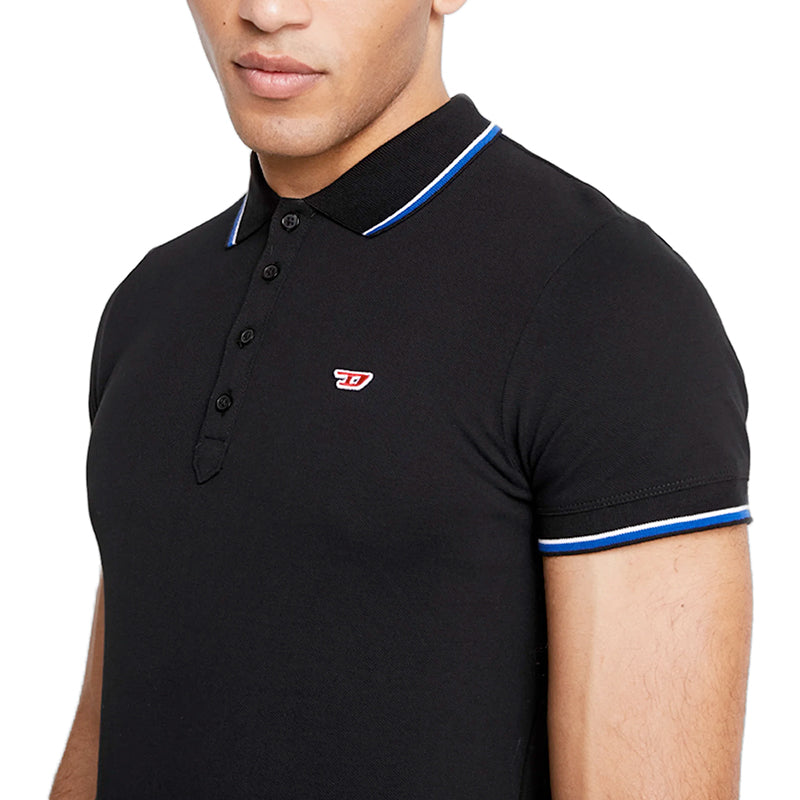 DIESEL T RANDY 0MXZA Mens Polo T Shirts Short Sleeve Classic Cotton Golf Tee NEW