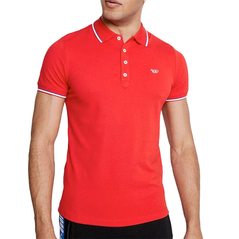 DIESEL T RANDY 0MXZA Mens Polo T Shirts Short Sleeve Classic Cotton Golf Tee NEW