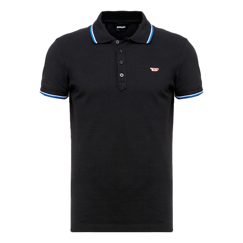 DIESEL T RANDY 0MXZA Mens Polo T Shirts Short Sleeve Classic Cotton Golf Tee NEW