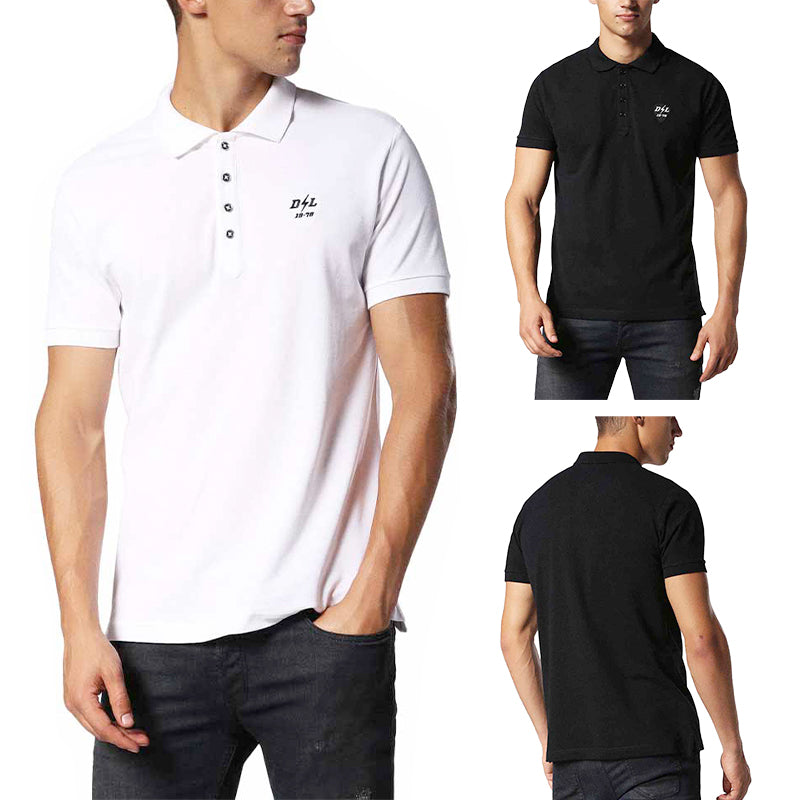 DIESEL T DIEGO 0WADQ Mens Polo T Shirts Short Sleeve Classic Cotton Golf Tee M