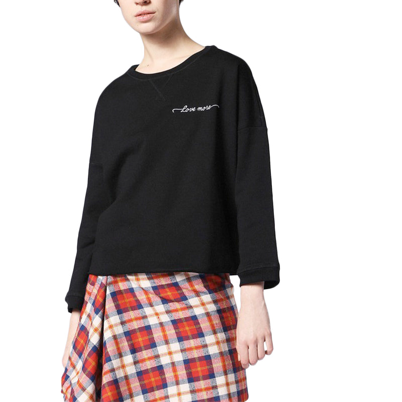 DIESEL F GERTRUDE Womens Oversized Sweatshirt Casual Cotton Pullover Jumpers S