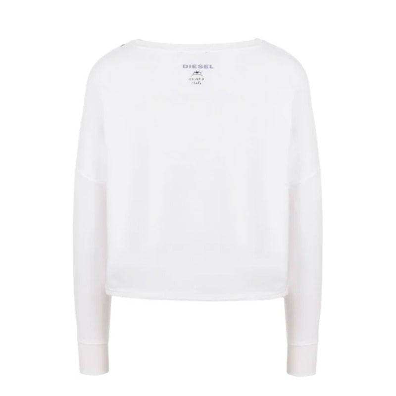 DIESEL F GERTRUDE Womens Crew Neck Sweatshirt Relaxed Fit Casual Cotton Top NEW