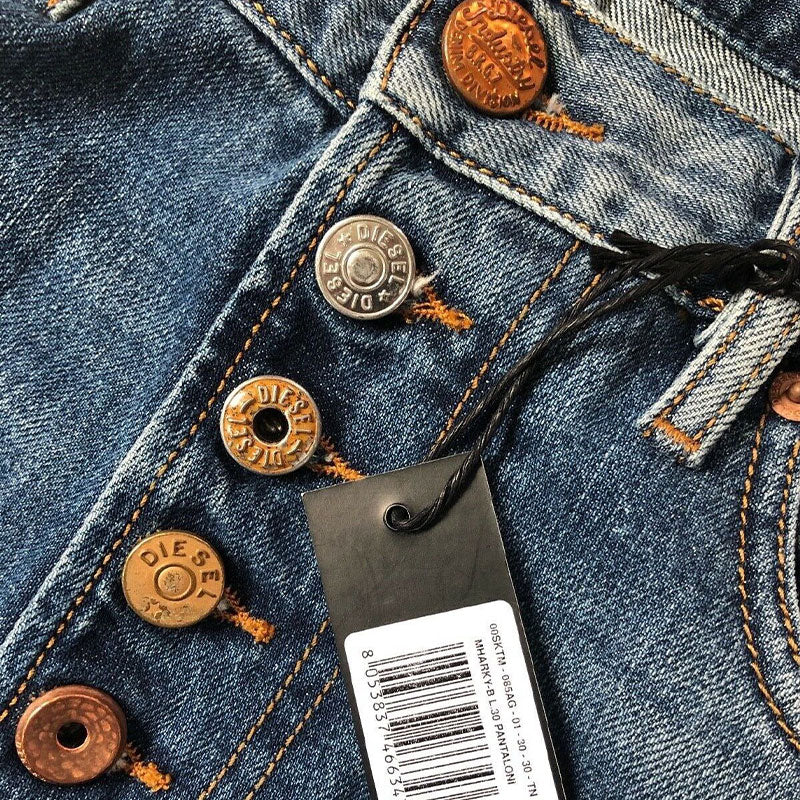 DIESEL MHARKY 085AG Mens Jeans Denim Slim Skinny Fit Trousers Casual Pants