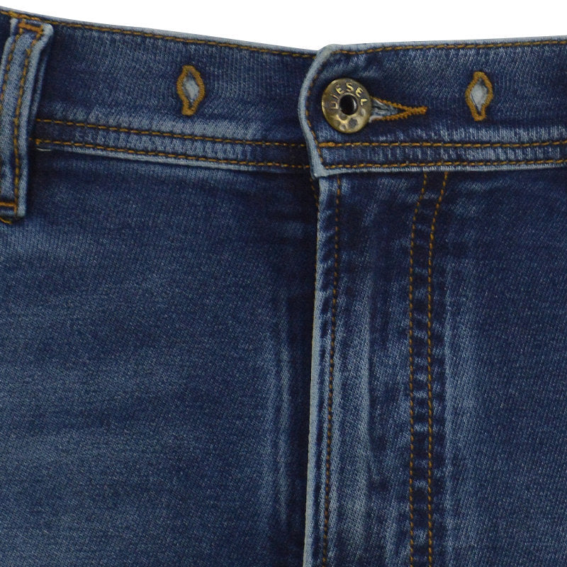 DIESEL KLY NE 084TZ Mens Denim Jeans 32 Waist Distressed Stretchy Slim Fit Pants