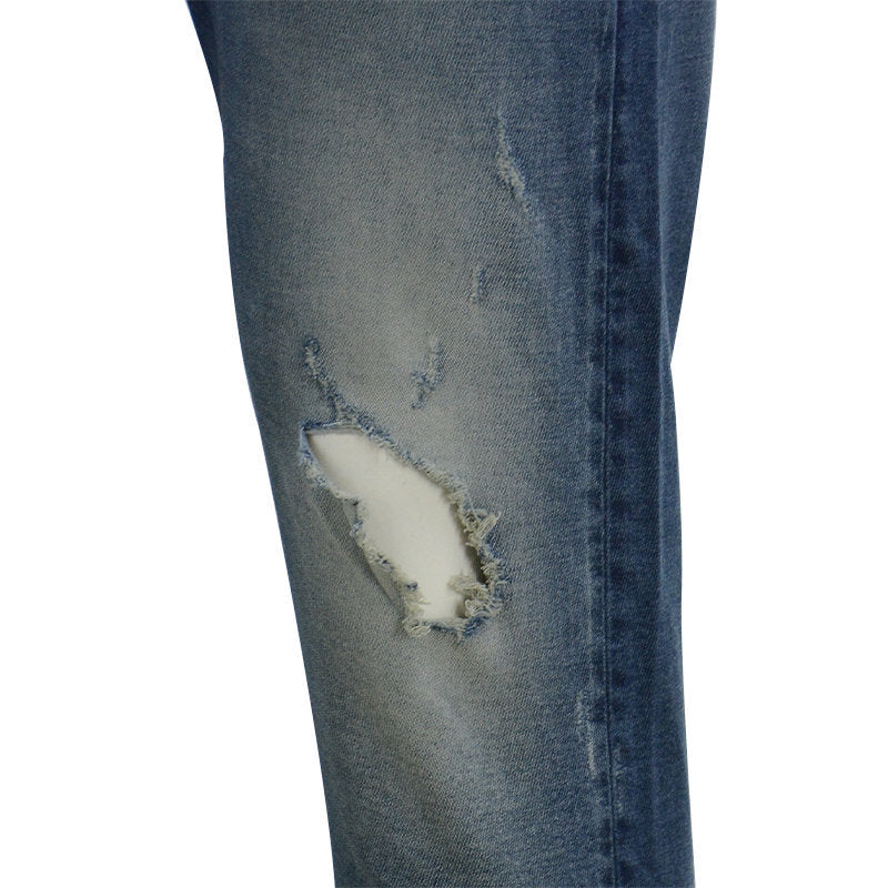 DIESEL KLY NE 084TZ Mens Denim Jeans 32 Waist Distressed Stretchy Slim Fit Pants