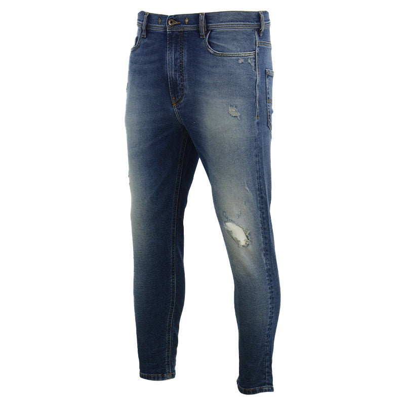 DIESEL KLY NE 084TZ Mens Denim Jeans 32 Waist Distressed Stretchy Slim Fit Pants