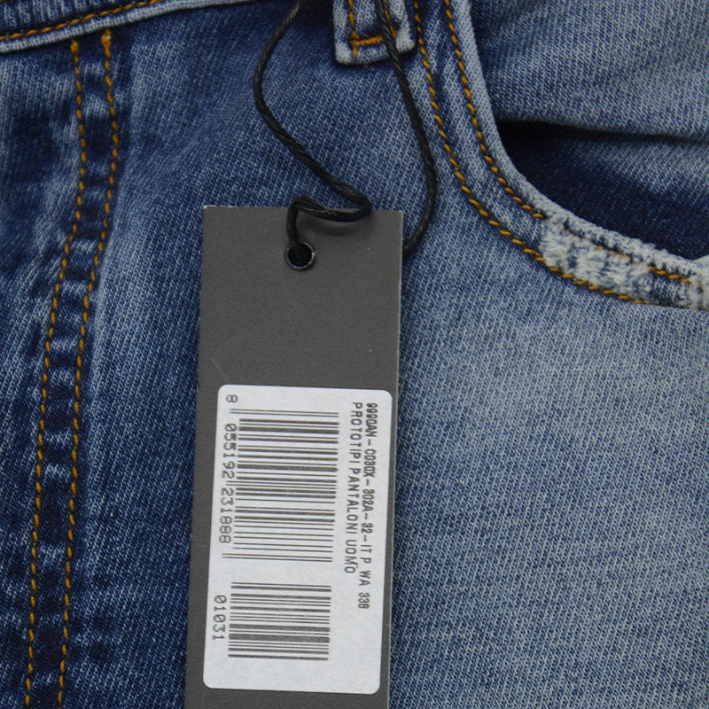 DIESEL PROTOTIPI C030X Mens Denim Jeans W 32 Slim Fit Distressed Stretchy Pants