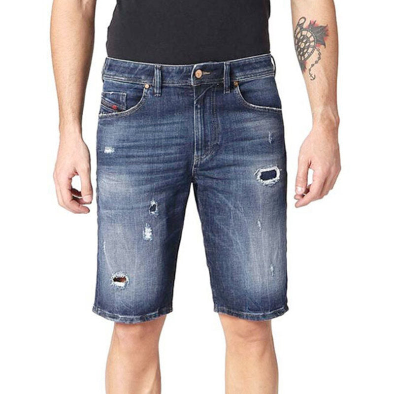 DIESEL BUSTSHORT 084QT Mens Shorts Denim Stretch Casual Summer Cotton Beach wear