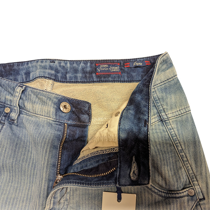 DIESEL FAYZA NE 0665R Womens Jeans Regular Fit Straight Leg Denim Sweat Pant W27