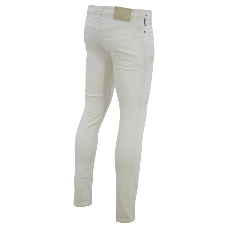 DIESEL PYRONS 55909 Mens Denim Jeans Slim Fit Casual Cotton Skinny Pants White