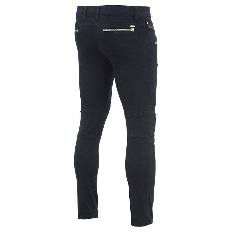 DIESEL P-JAGGER 0NAHC Mens Denim Jeans Slim Fit Black Casual Cotton Trousers NEW