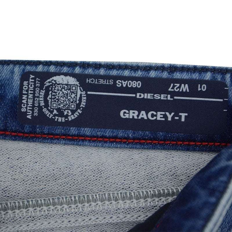 DIESEL GRACEY T Womens Denim Jeans Slim Fit Skinny Leg Casual Stretchy Pants W27