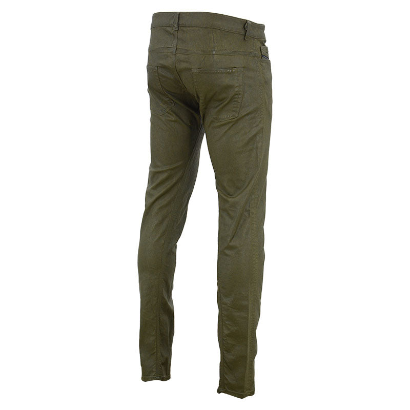 DIESEL TYPE 241 BG63B Mens Jeans Tapered Leg Olive Casual Denim Pants