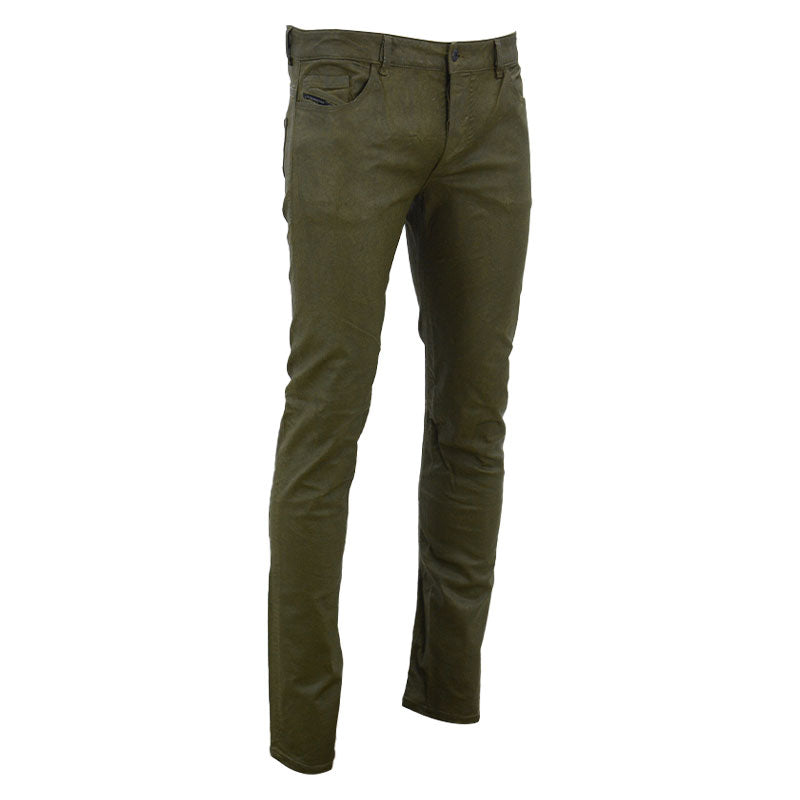 DIESEL TYPE 241 BG63B Mens Jeans Tapered Leg Olive Casual Denim Pants