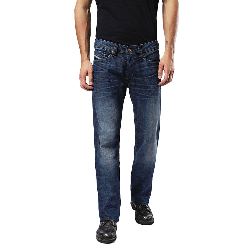 DIESEL Viker U0824 Mens Denim Jeans Cotton Regular Straight Fit Casual Pants New