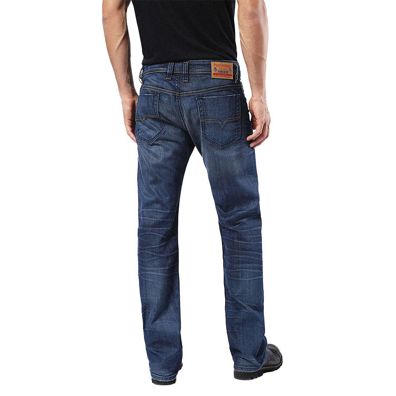 DIESEL Viker U0824 Mens Denim Jeans Cotton Regular Straight Fit Casual Pants New