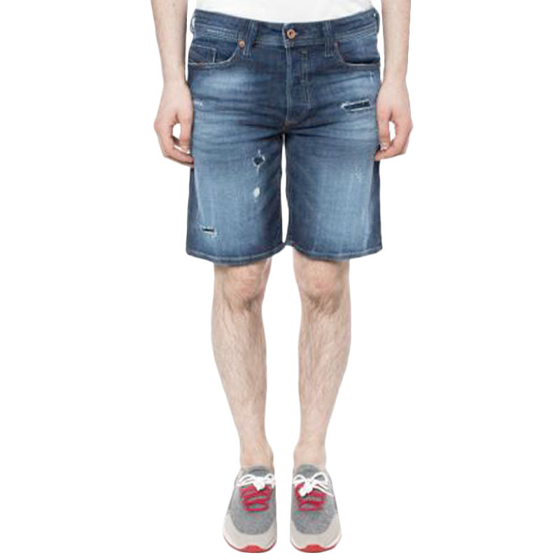 DIESEL BUSTSHORT 084QT Mens Denim Shorts DNA Stretch Casual Summer Half Pant W32