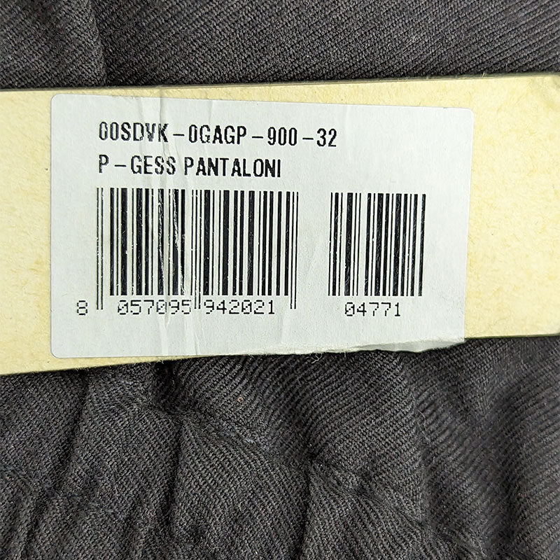 DIESEL P GESS 0GAGP Mens Trousers Regular Fit Casual Lightweight Black Pants W32