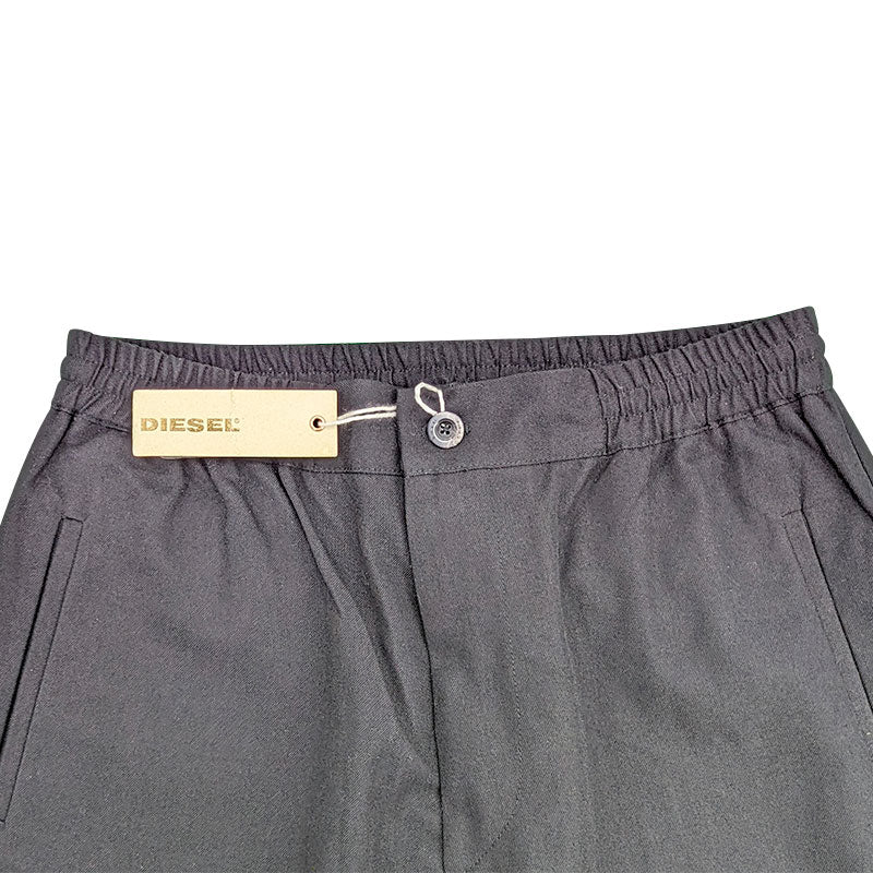DIESEL P GESS 0GAGP Mens Trousers Regular Fit Casual Lightweight Black Pants W32